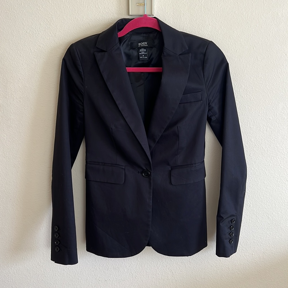 Body by Victoria black blazer 0